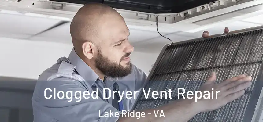  Clogged Dryer Vent Repair Lake Ridge - VA